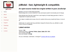 Tablet Screenshot of jsmodal.com